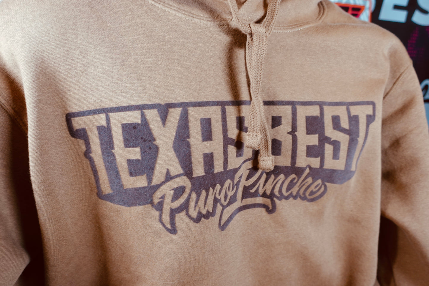 Puro Texas Best Hoodie Brown